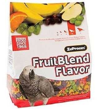 ZuPreem FruitBlend Medium and Large Parrot Food