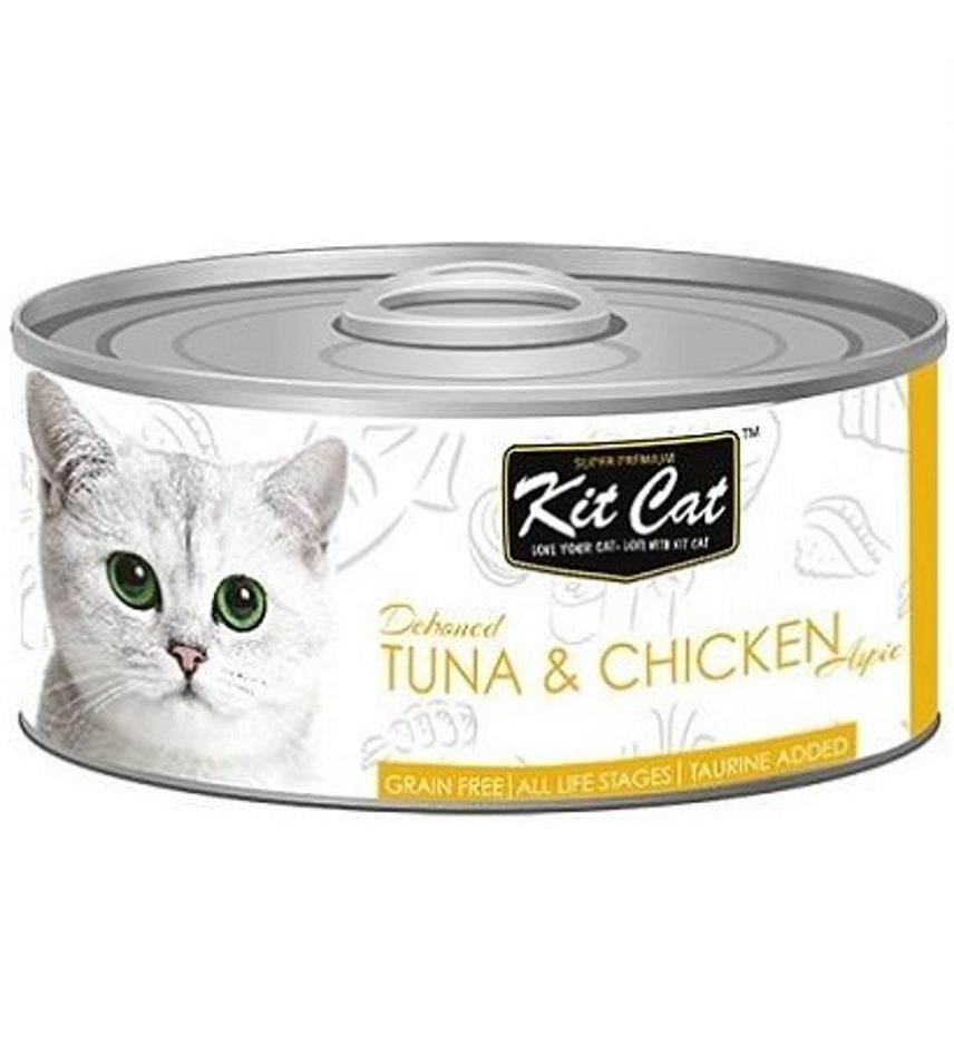 Kit Cat Grain Free Tuna & Chicken Topper Wet Cat Food