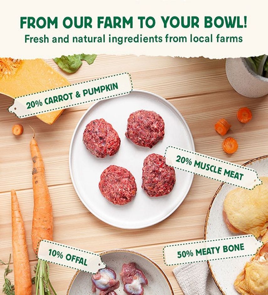 Wild Balance Complete BARF Beginners Menu Chicken for Dogs