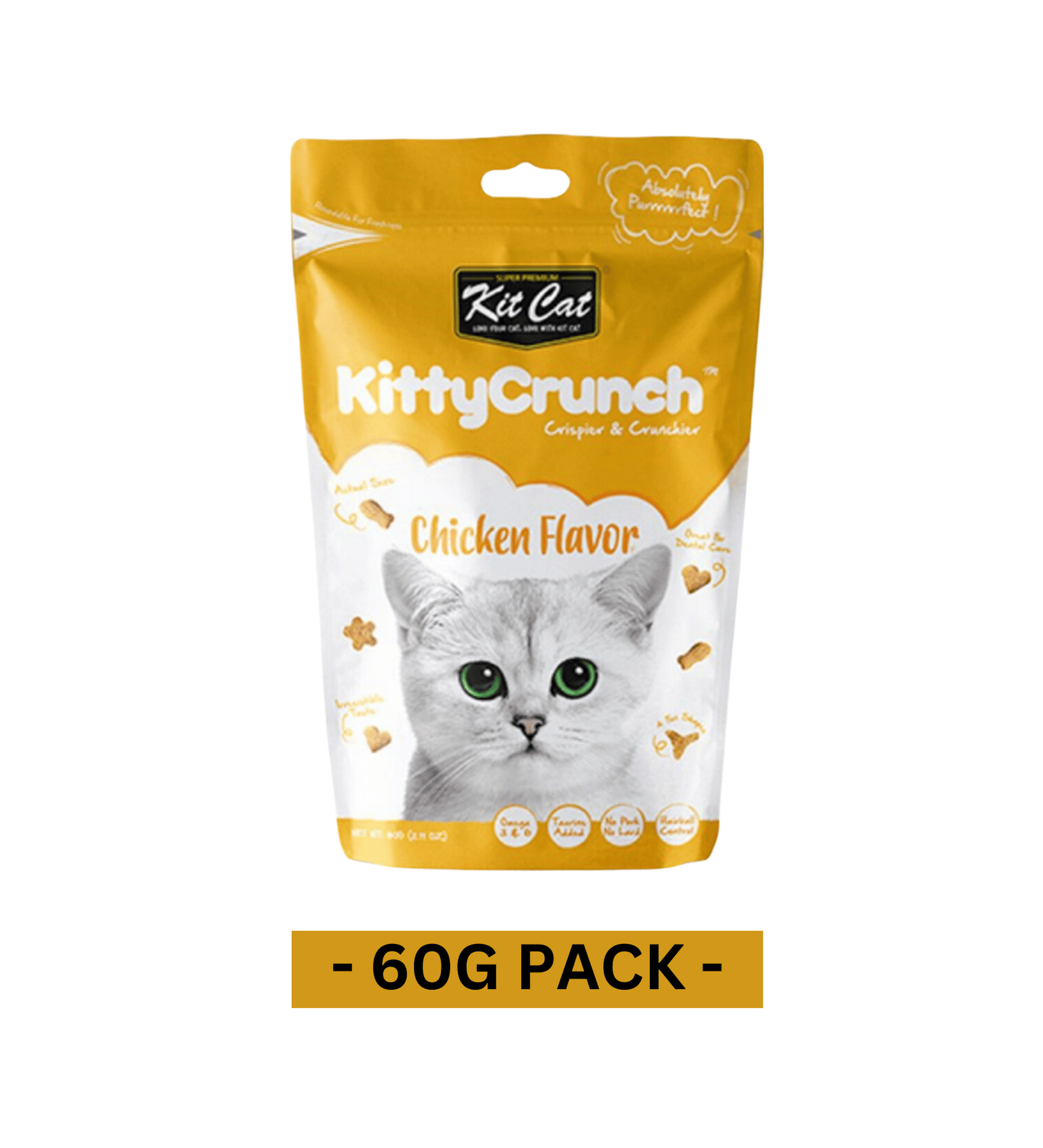 Kit Cat Kitty Crunch Chicken Flavour Cat Treats