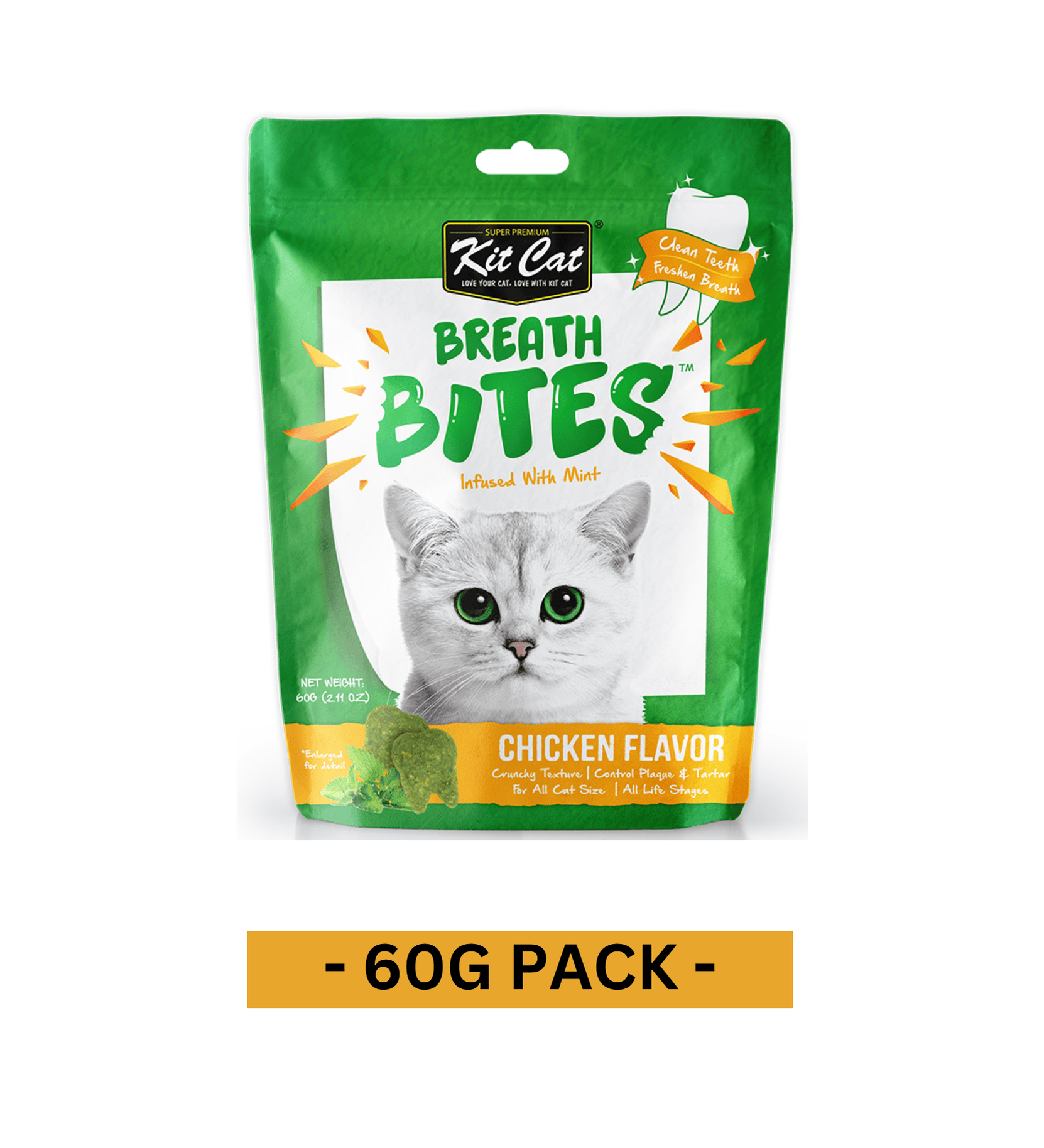 Kit Cat Breath Bites Chicken Flavour Cat Treats