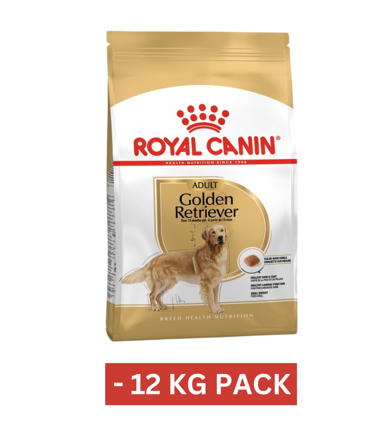 Royal Canin Golden Retriever Adult Dry Dog Food - 12 KG