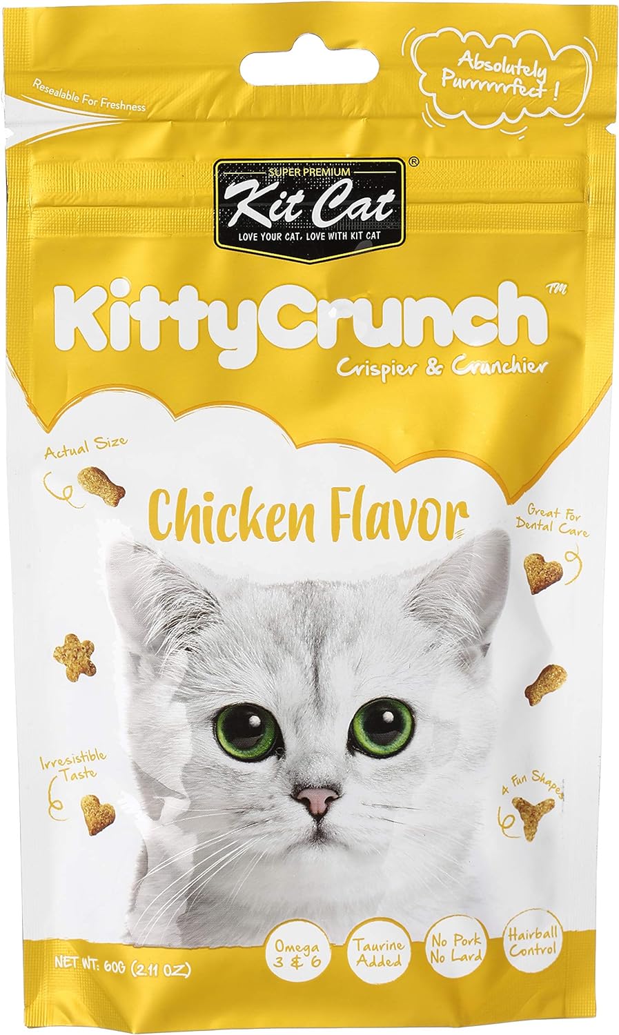 Kit Cat Kitty Crunch Chicken Flavour Cat Treats