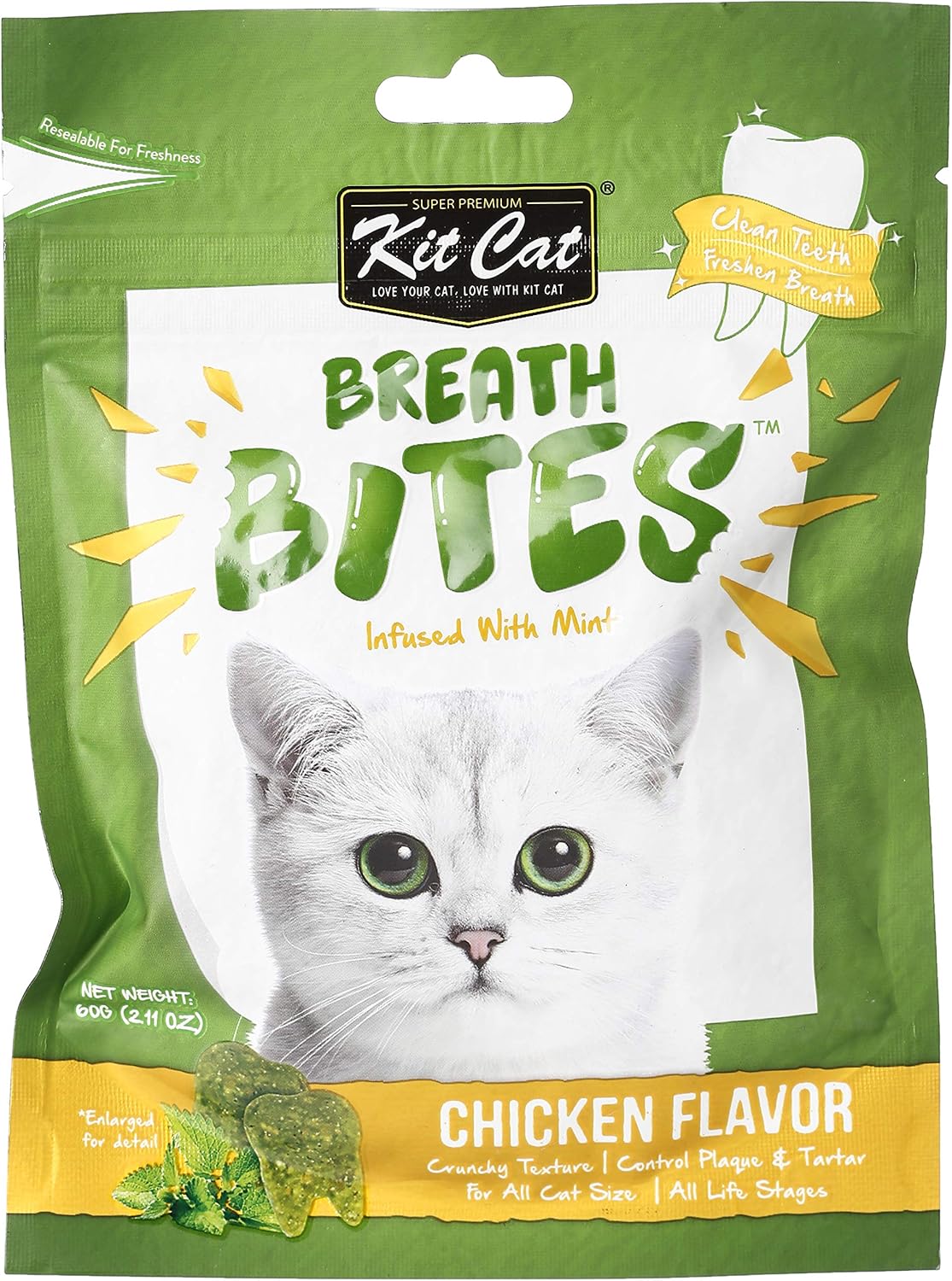 Kit Cat Breath Bites Chicken Flavour Cat Treats