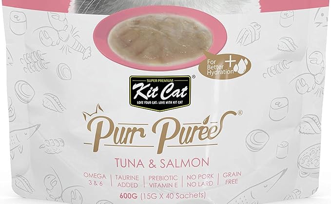Kit Cat Puree Tuna & Salmon Cat Treats
