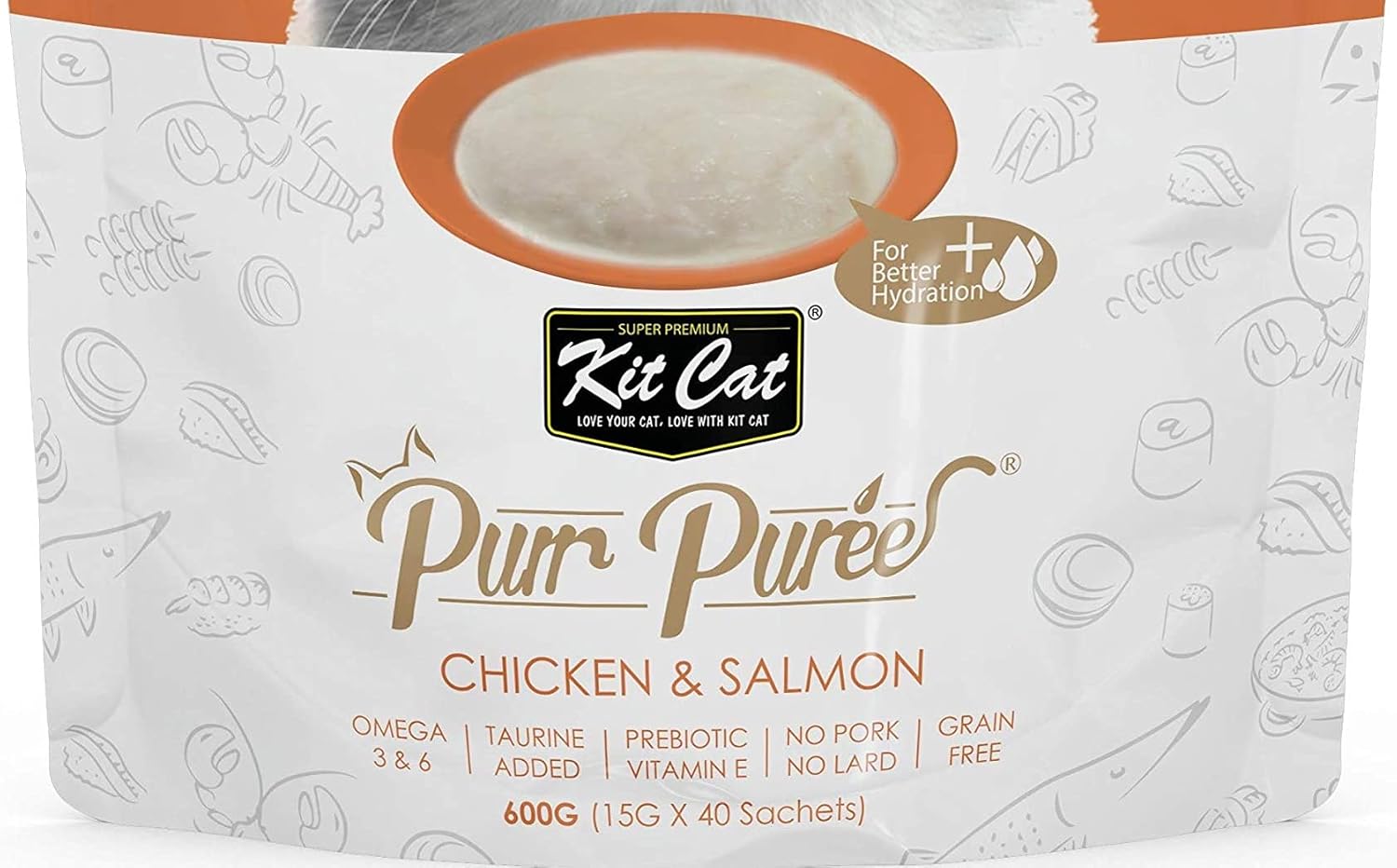 Kit Cat Puree Chicken & Salmon Cat Treats