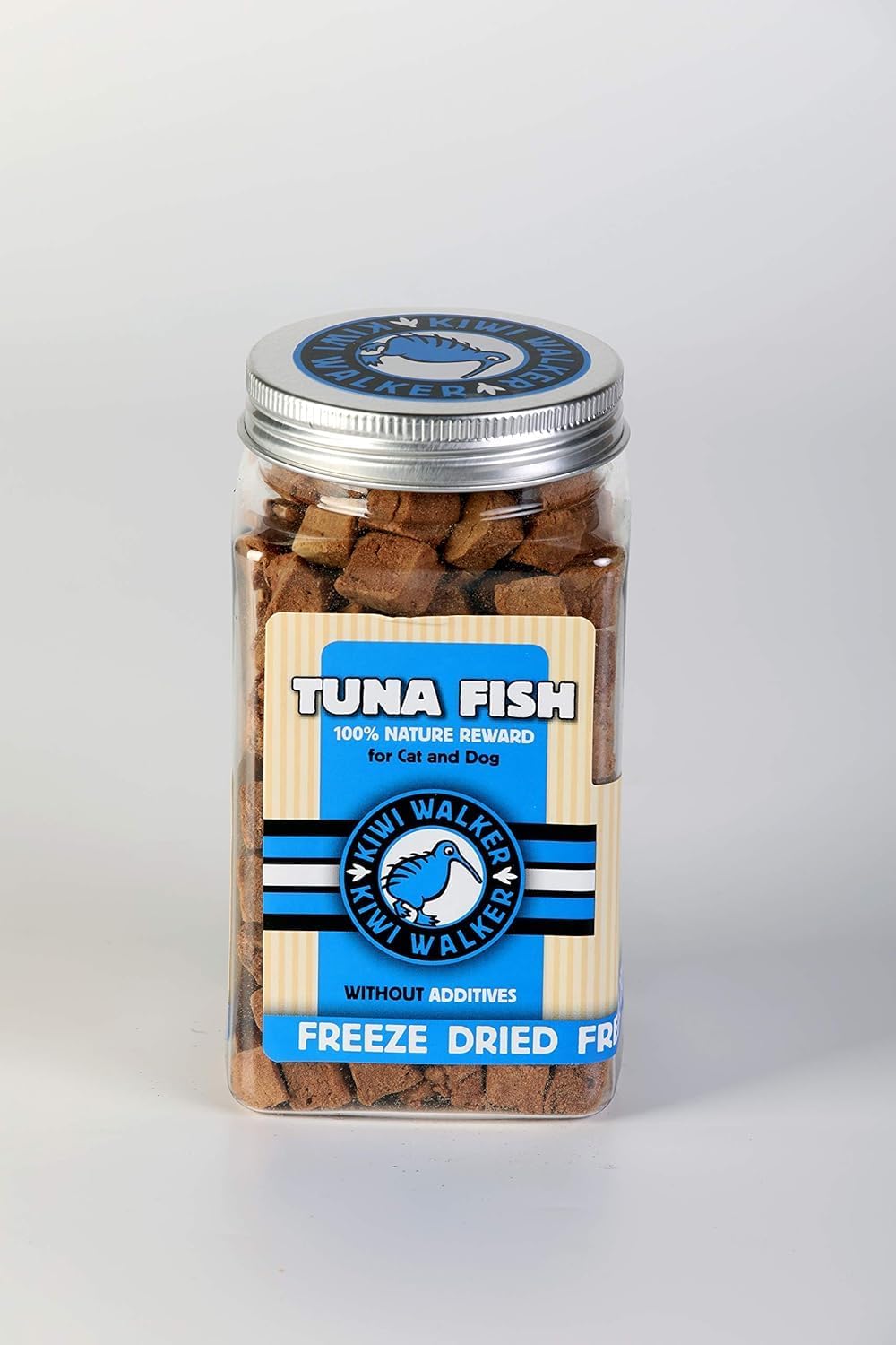 KIWI WALKER Freeze Dried Grain Free Snack Tuna Cubes Cat and Dog Treats