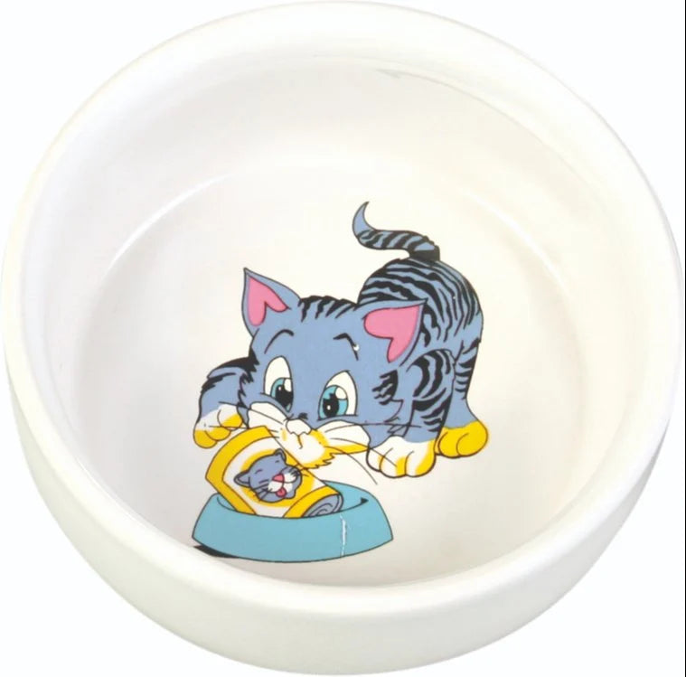 Trixie Raised Ergonomic Ceramic Cat Bowl