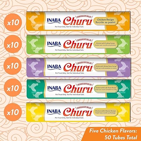 Inaba Churu Chicken Variety Pack Cat Treats