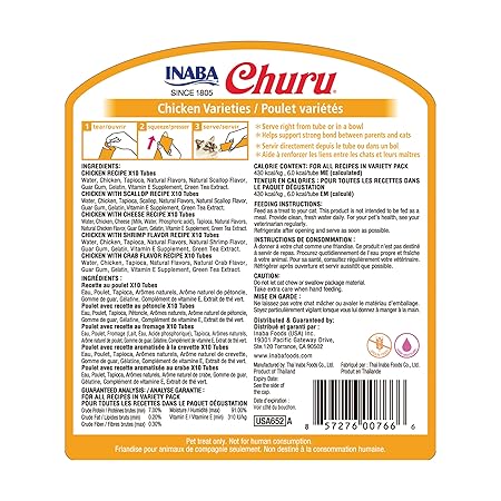 Inaba Churu Chicken Variety Pack Cat Treats
