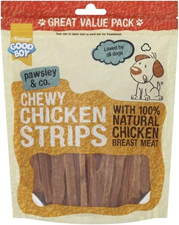 Armitage Good Boy Chewy Chicken Strips Dog Treats