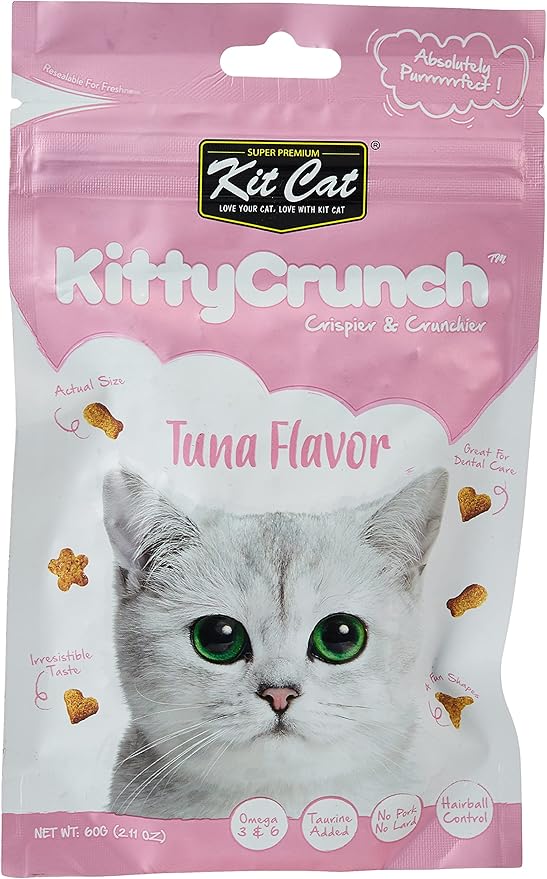 kit cat kitty crunch tuna flavour cat treats