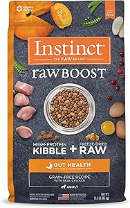 Instinct Raw Boost Kibble Chicken Gut Health Dog Dry Food