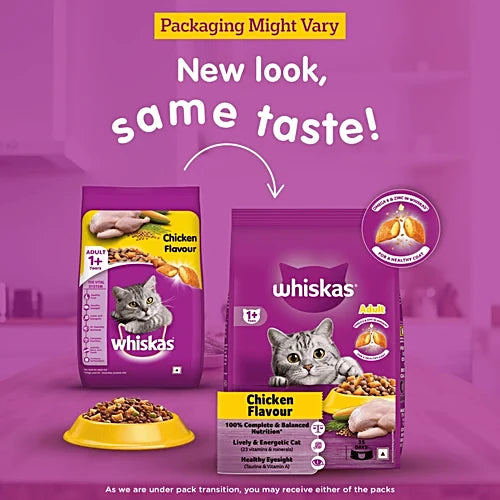 Whiskas Adult Chicken Dry Cat Food