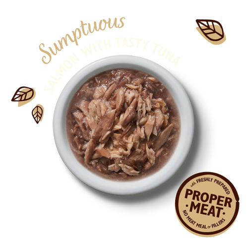 Lily's Kitchen Shredded Fillets Tuna & Salmon in Broth Wet Cat Food