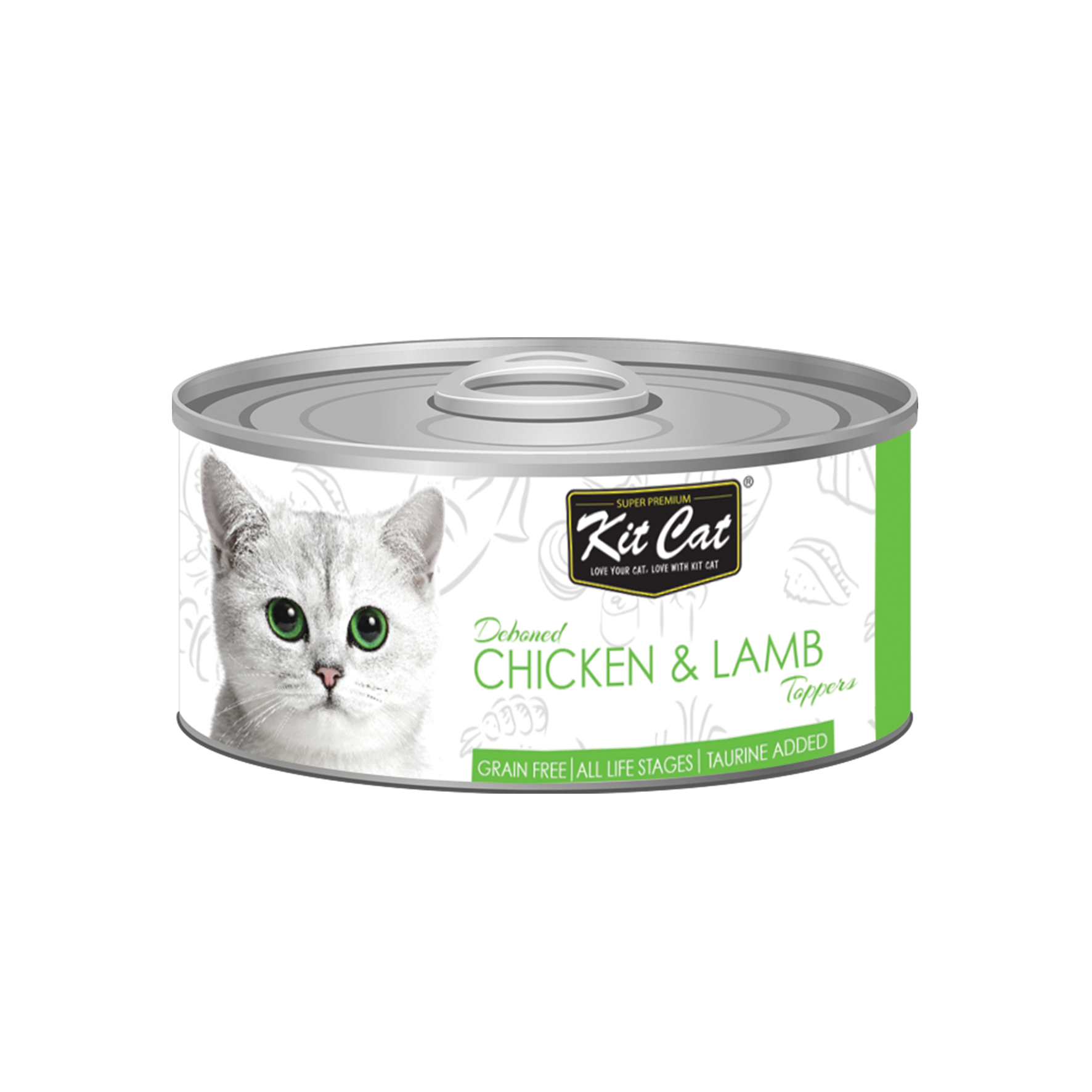 Kit Cat Grain Free Chicken & Lamb Topper Wet Cat Food