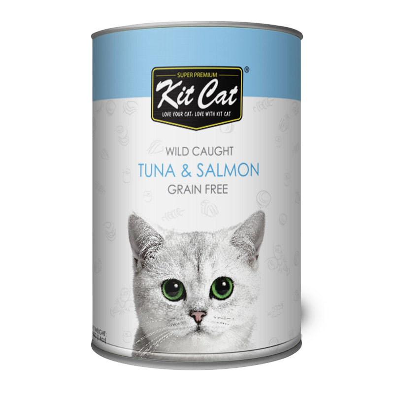 Kit Cat Wild Caught Grain Free Tuna & Salmon Wet Cat Food