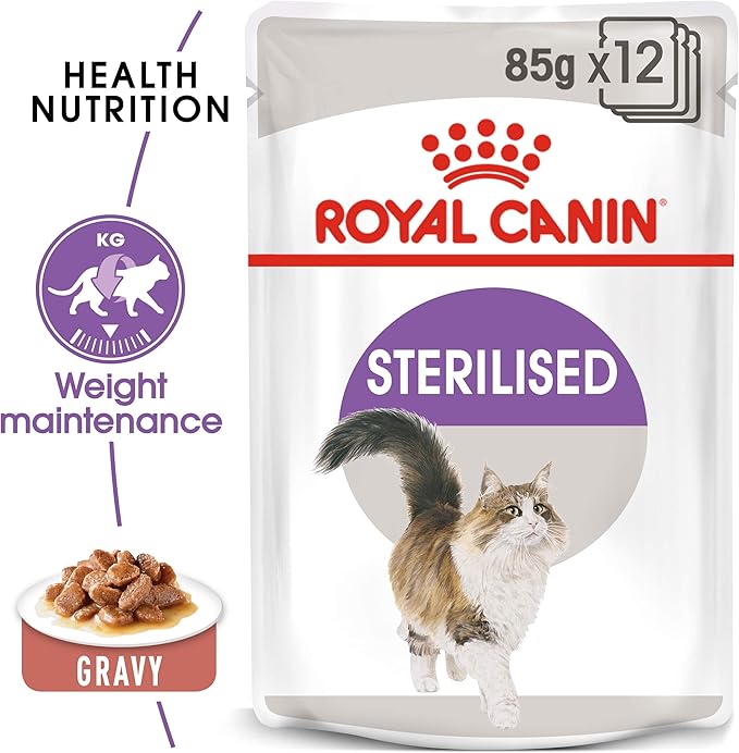 Royal Canin Sterilised in Gravy Wet Cat Food