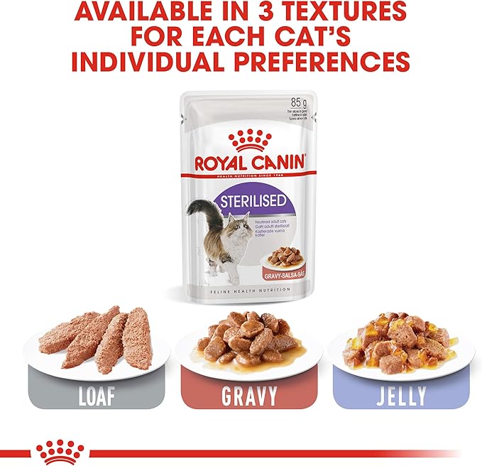 Royal Canin Sterilised in Gravy Wet Cat Food