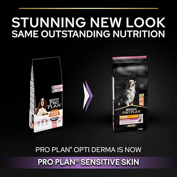 PURINA Pro Plan Optiderma Salmon Medium Sensitive Skin Adult Dry Dog Food