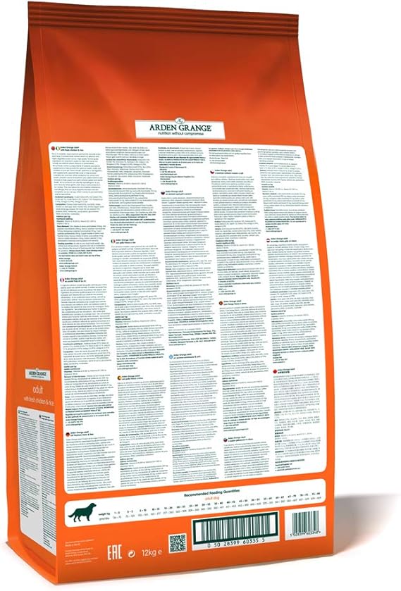 Arden Grange Adult Fresh Chicken & Rice Dry Dog Food Promo Bag