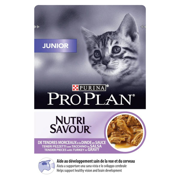 PURINA Pro Plan Nutri Savour Junior Turkey Kitten Wet Food