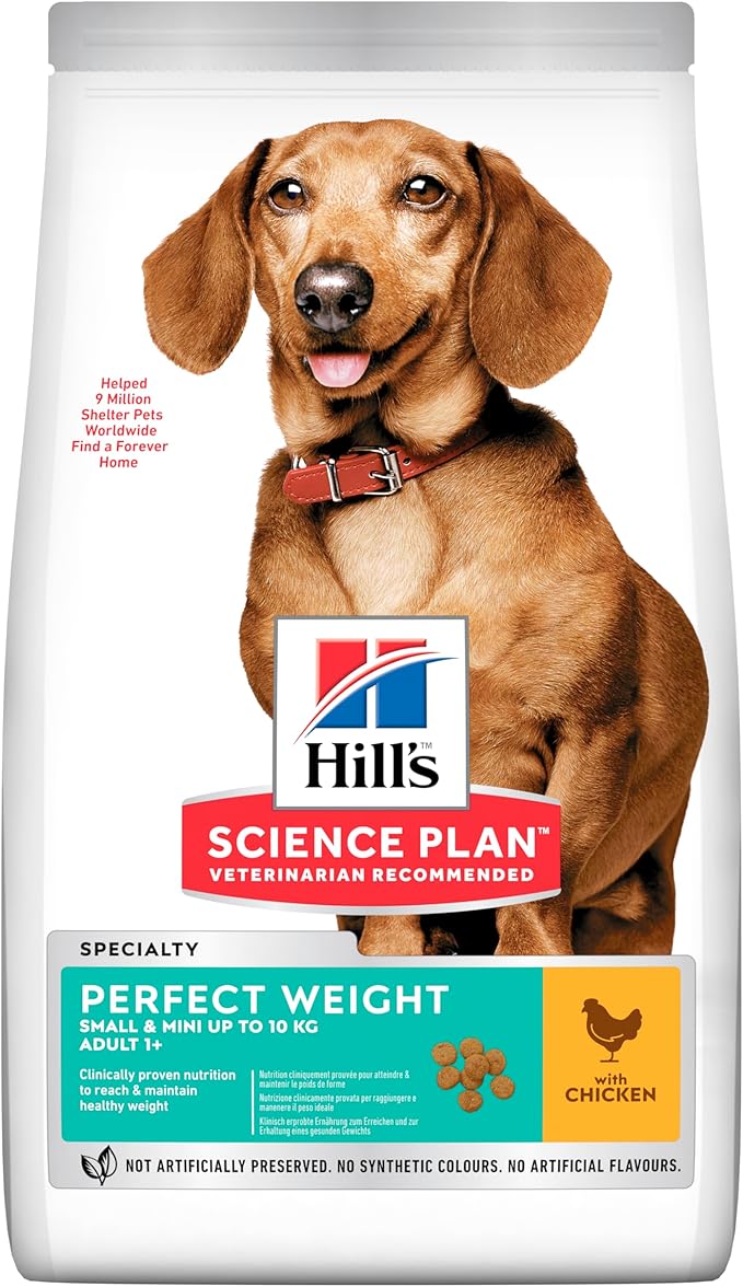 Hill's Science Plan Perfect Weight Small & Mini Adult Dog Food with Chicken