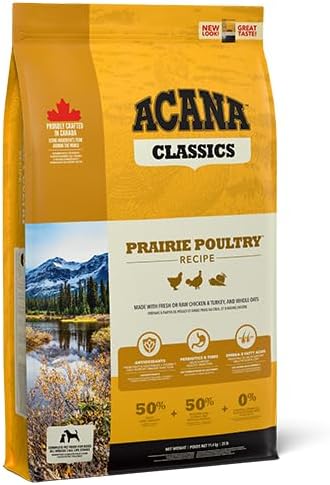 Acana Prairie Poultry Medium Breed Adult Dry Dog Food