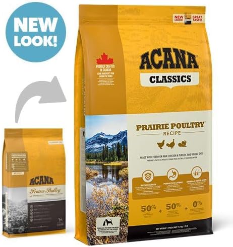 Acana Prairie Poultry Medium Breed Adult Dry Dog Food