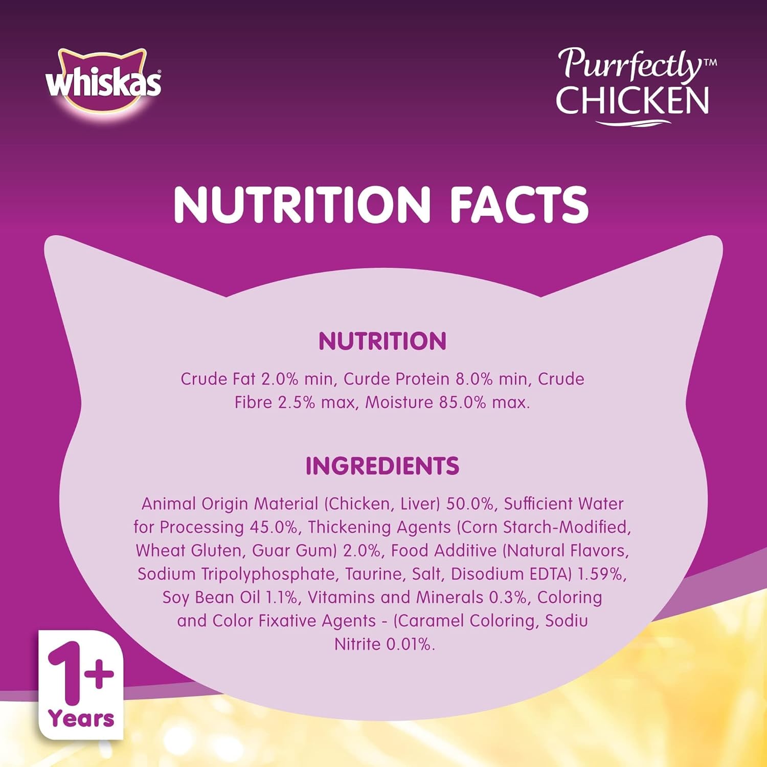 Whiskas Purrfectly Chicken Wet Kitten Food 10+2 FREE