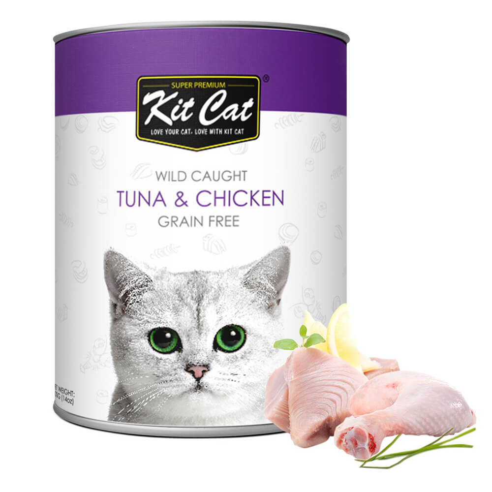 Kit Cat Wild Caught Grain Free Tuna & Chicken Wet Cat Food