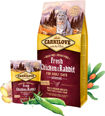 Carnilove Fresh Chicken & Rabbit for Adult Cat Dry Food