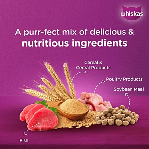 Whiskas Adult Gourmet Sea Food Dry Cat Food