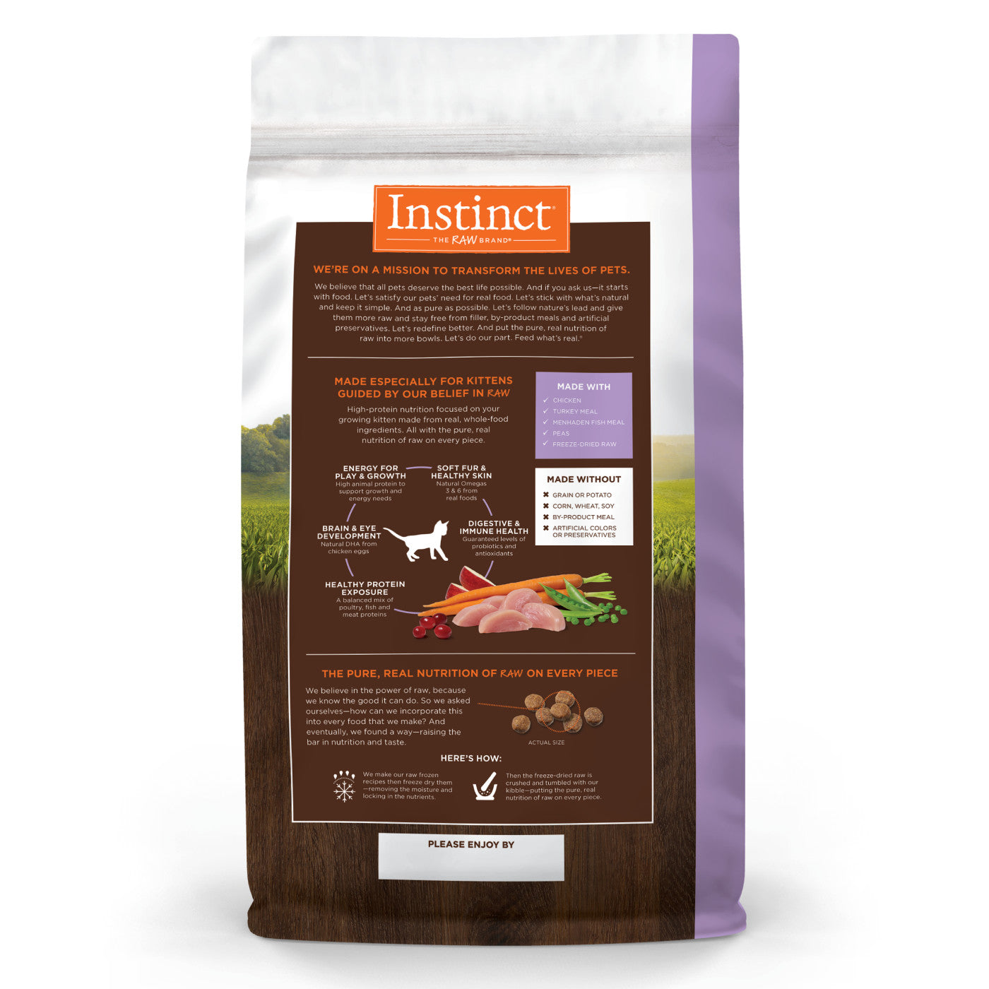 Instinct Original Grain Free Chicken Dry Kitten Food