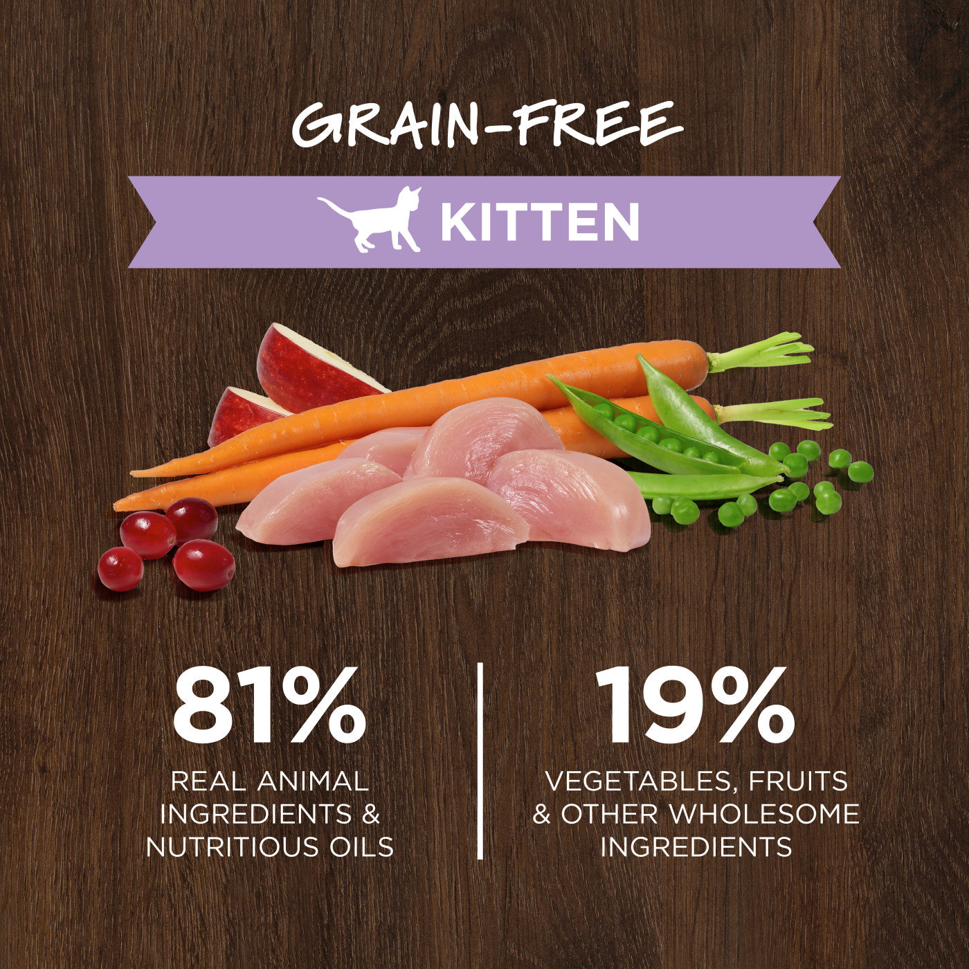Instinct Original Grain Free Chicken Dry Kitten Food