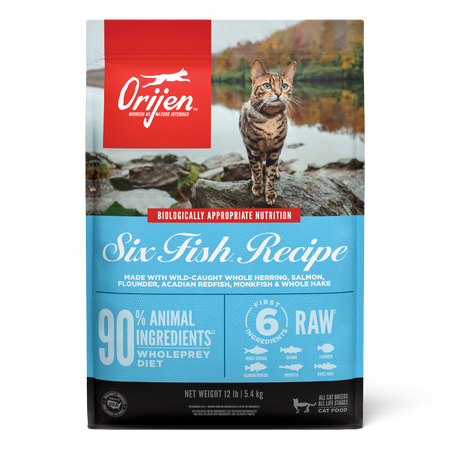 Orijen Six Fish Formula Grain Free Diet Dry Cat Food