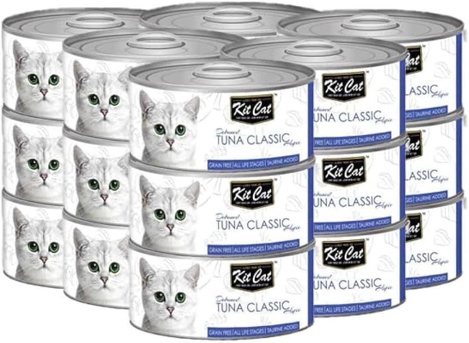 Kit Cat Grain Free Tuna Classic Topper Wet Cat Food - 80 GM