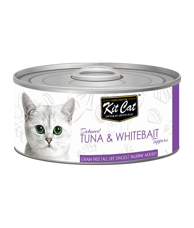 Kit Cat Grain Free Tuna & Whitebait Topper Wet Cat Food