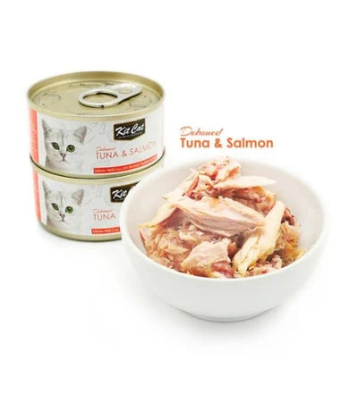 Kit Cat Grain Free Tuna & Salmon Topper Wet Cat Food