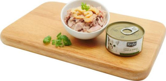 Kit Cat Grain Free Tuna & Shrimp Topper Wet Cat Food - 80 GM