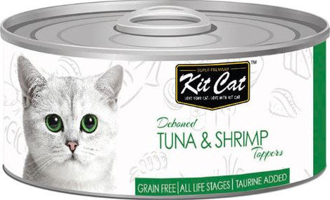Kit Cat Grain Free Tuna & Shrimp Topper Wet Cat Food - 80 GM