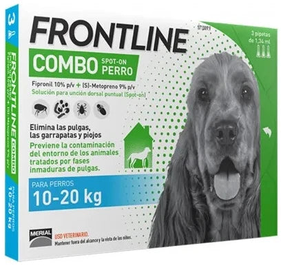 Frontline Flea & Tick Spot On Combo for Dogs & Home Protection