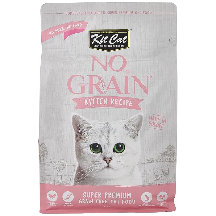 Kit Cat No Grain Kitten Recipe Super Premium Dry Food