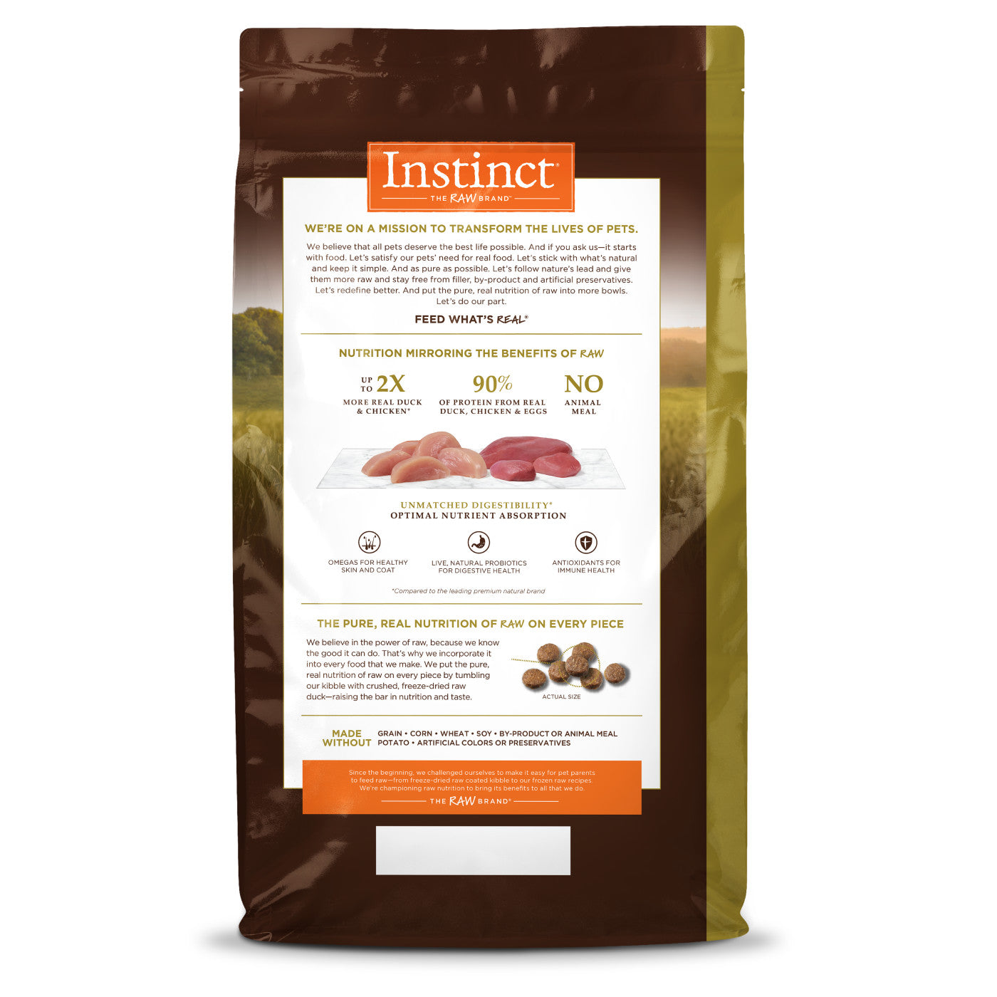 Instinct Ultimate Protein Cage Free Duck Recipe Cat Dry Food