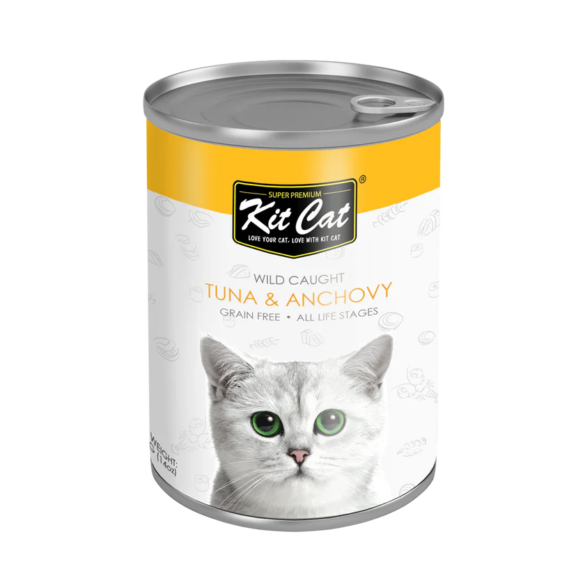 Kit Cat Wild Caught Grain Free Tuna & Anchovy Wet Cat Food