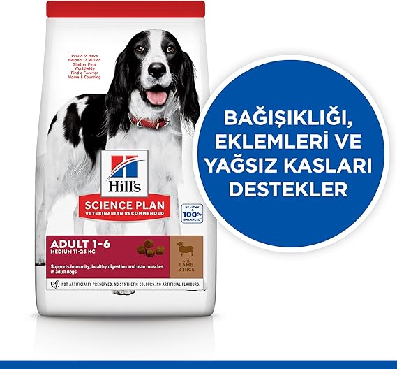 Hill's Science Plan Medium Adult with Lamb & Rice