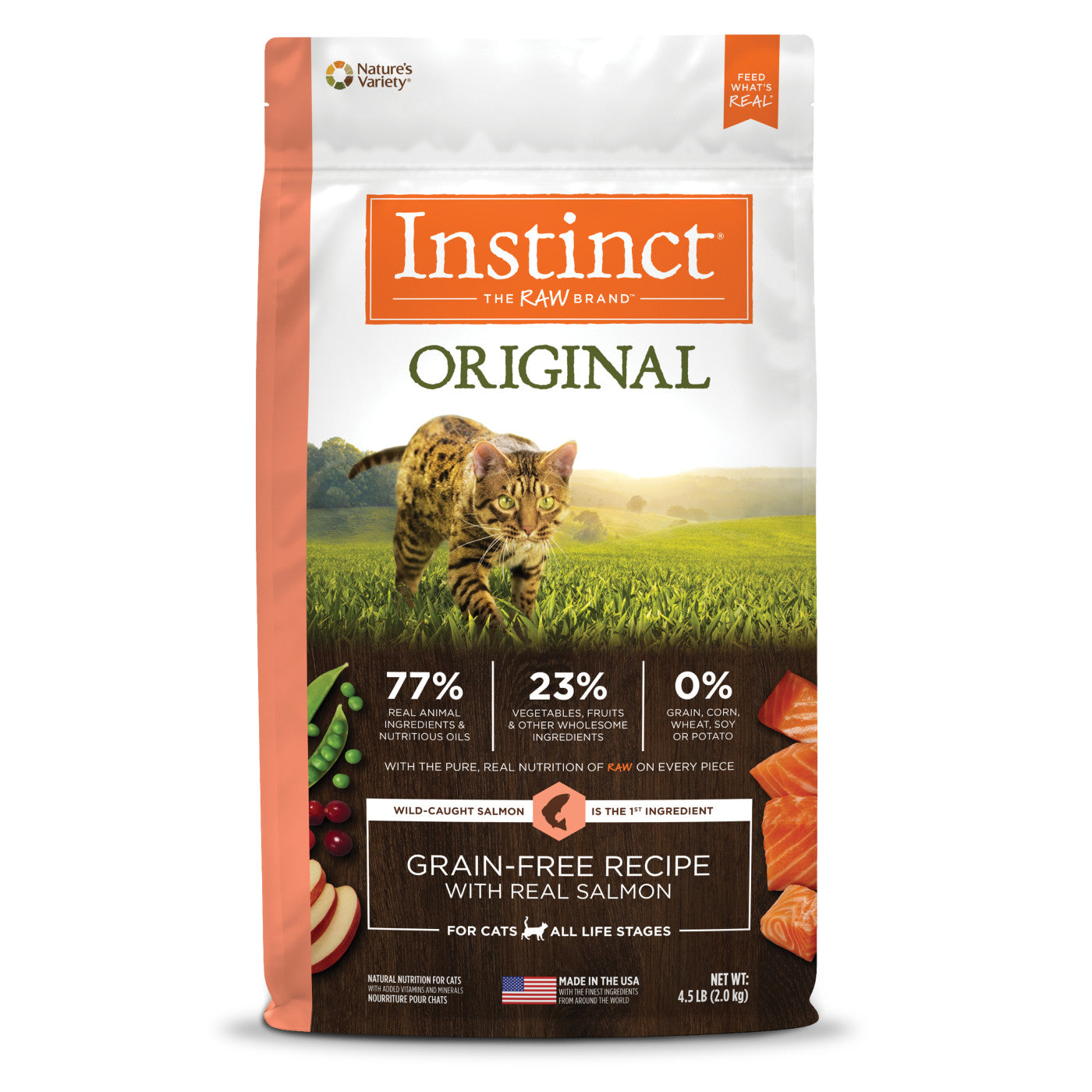 Instinct Original Grain Free Salmon Dry Cat Food