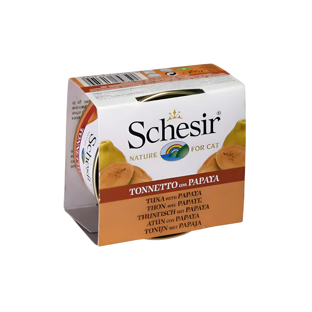 Schesir Tuna with Papaya Adult Wet Cat Food