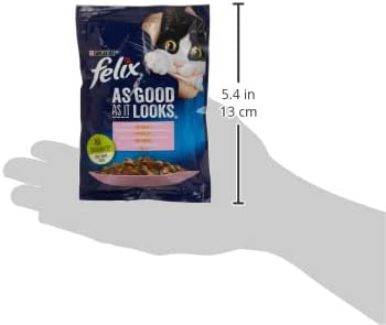 PURINA Felix as Good as it Looks Trout and Green Beans in Jelly Pouch Wet Cat Food