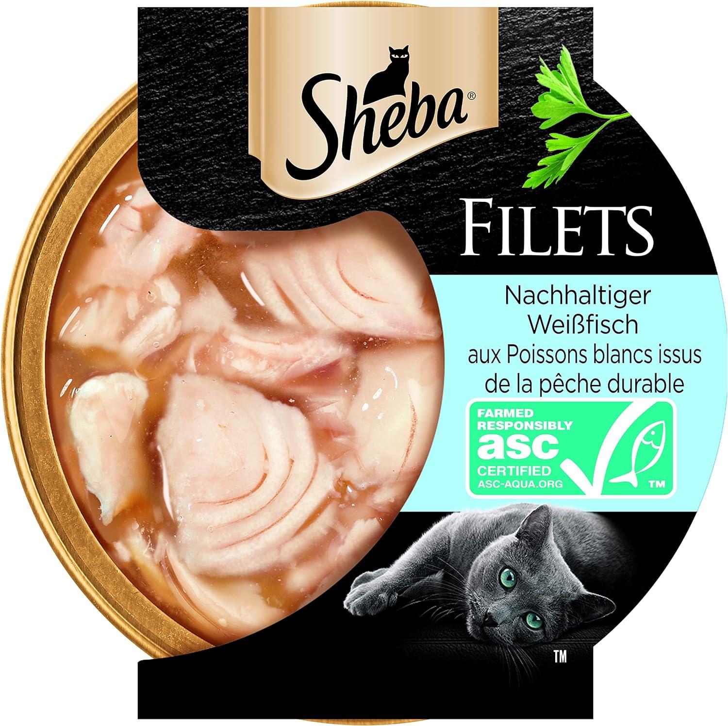 Sheba Filets Whitefish Wet Cat Food
